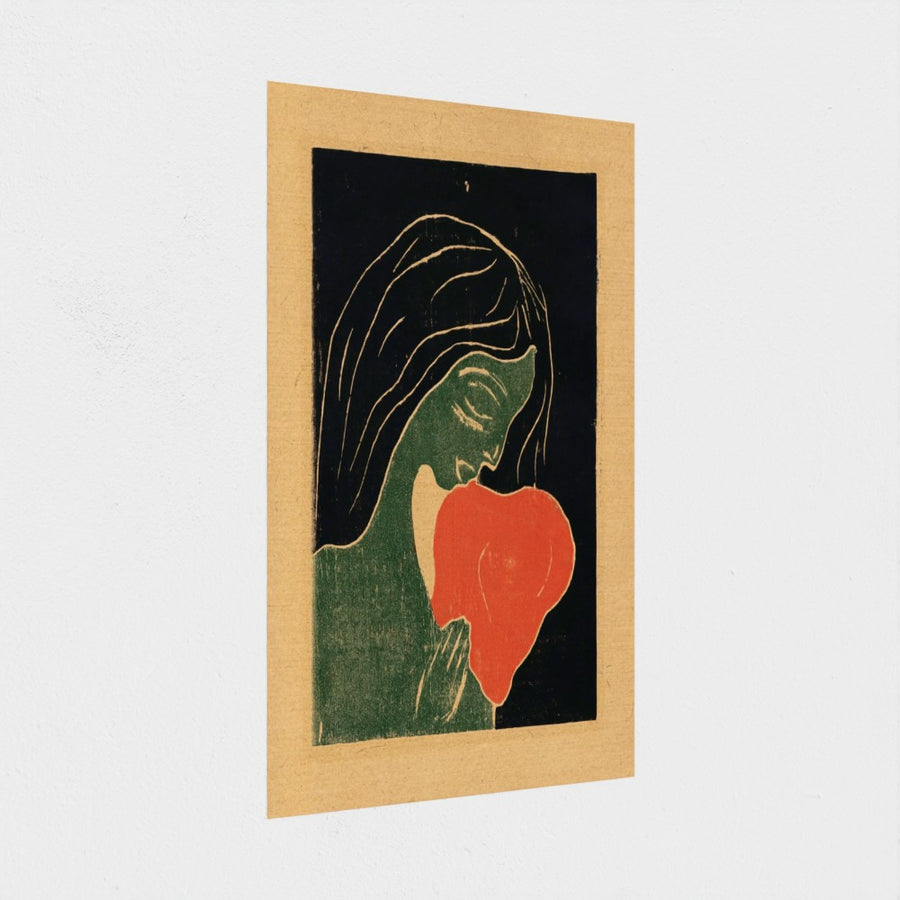 The Heart — unframed, at an angle