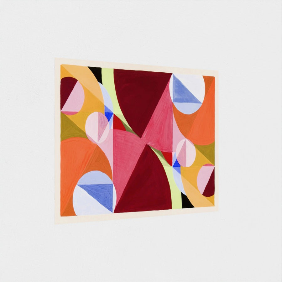 Area Broken by Perpendiculars — unframed, at an angle