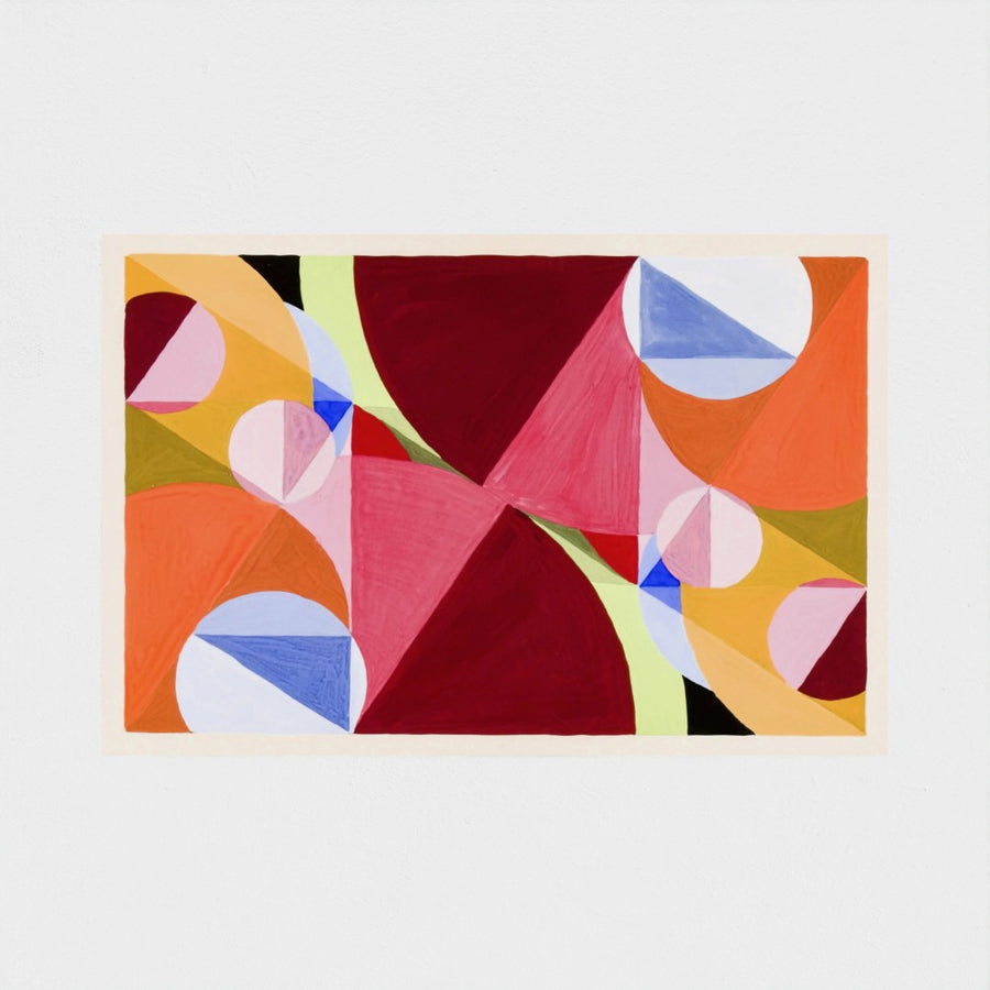 Area Broken by Perpendiculars — unframed, front