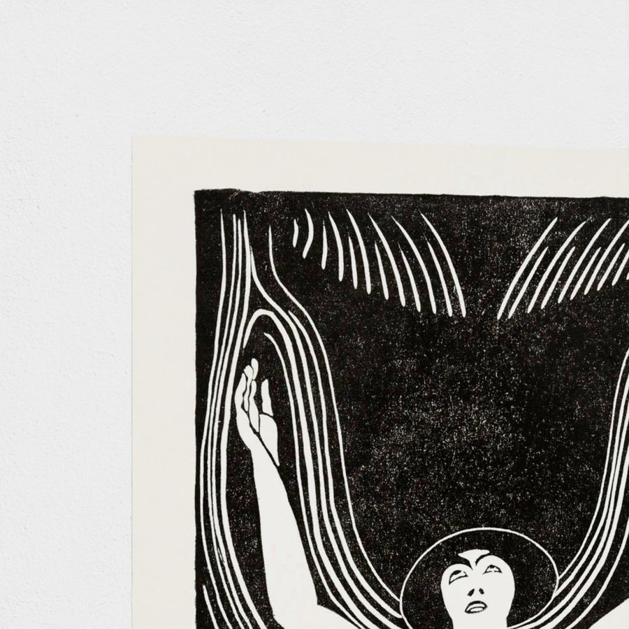 Ecstasy (Extase) — unframed, corner detail