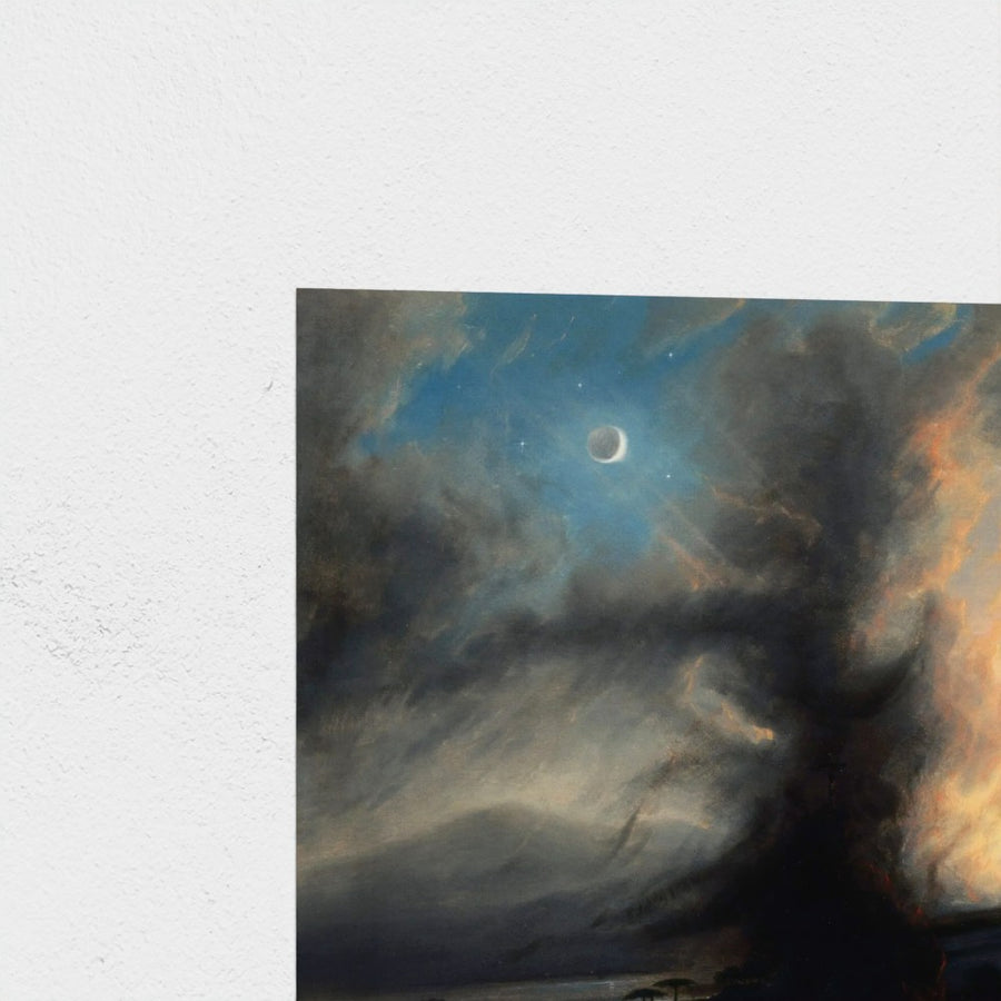 The Rock of Salvation — unframed, corner detail