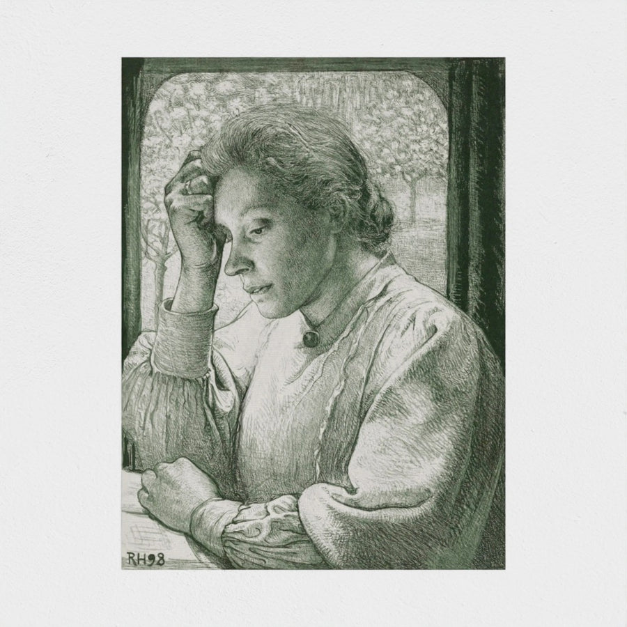 Portrait of Henriëtte Roland Holst-van der Schalk — unframed, front