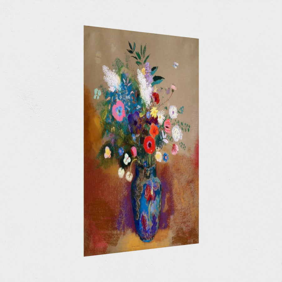 Bouquet of Flowers — unframed, at an angle