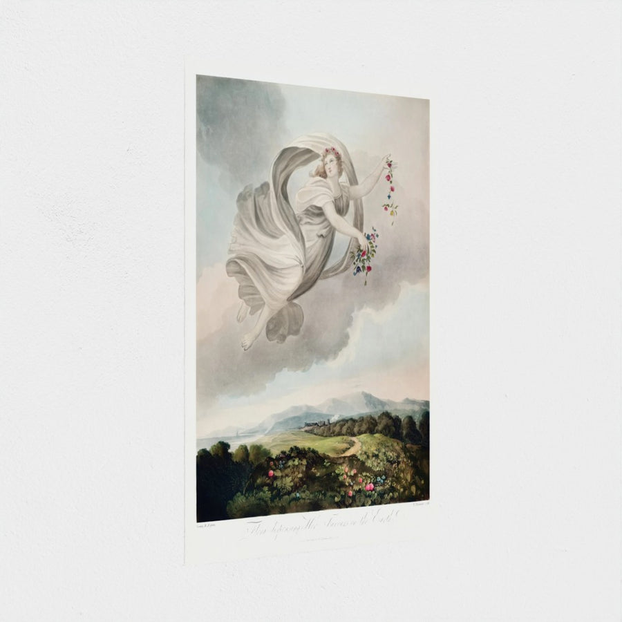 Flora Dispensing Her Favours on the Earth — unframed, at an angle