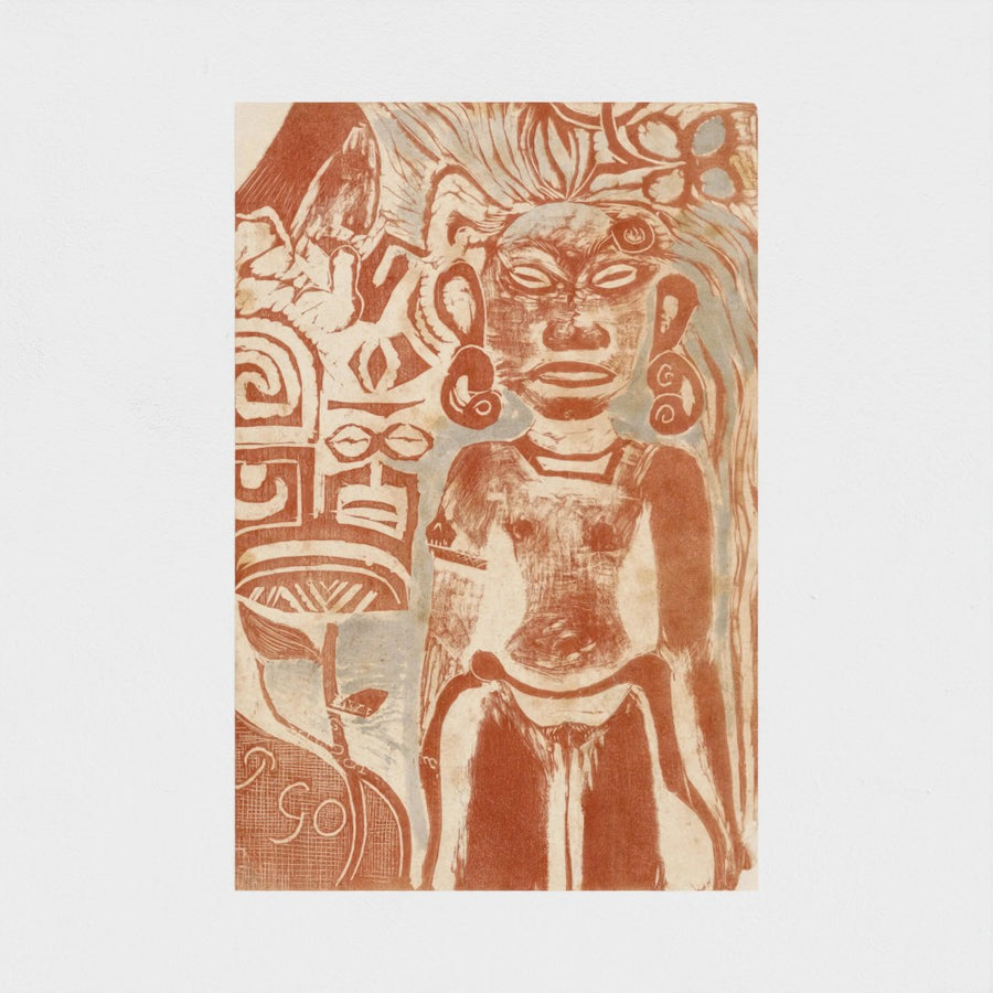 Tahitian Idol — the Goddess Hina — unframed, front