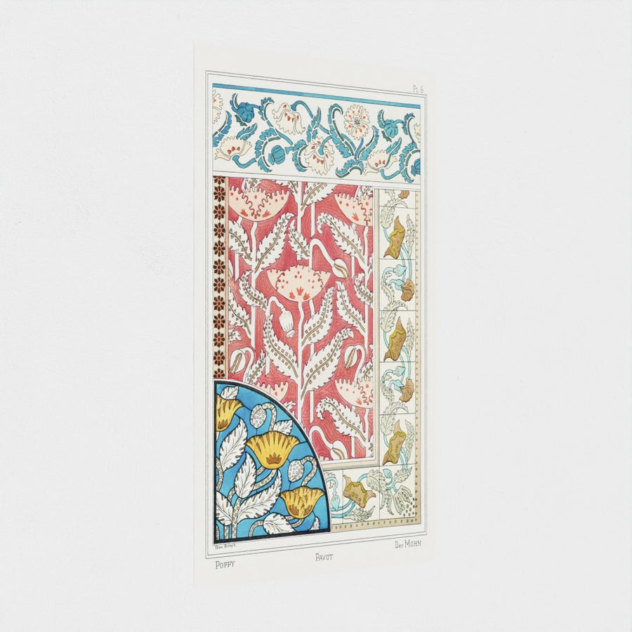 Pavot — unframed, at an angle