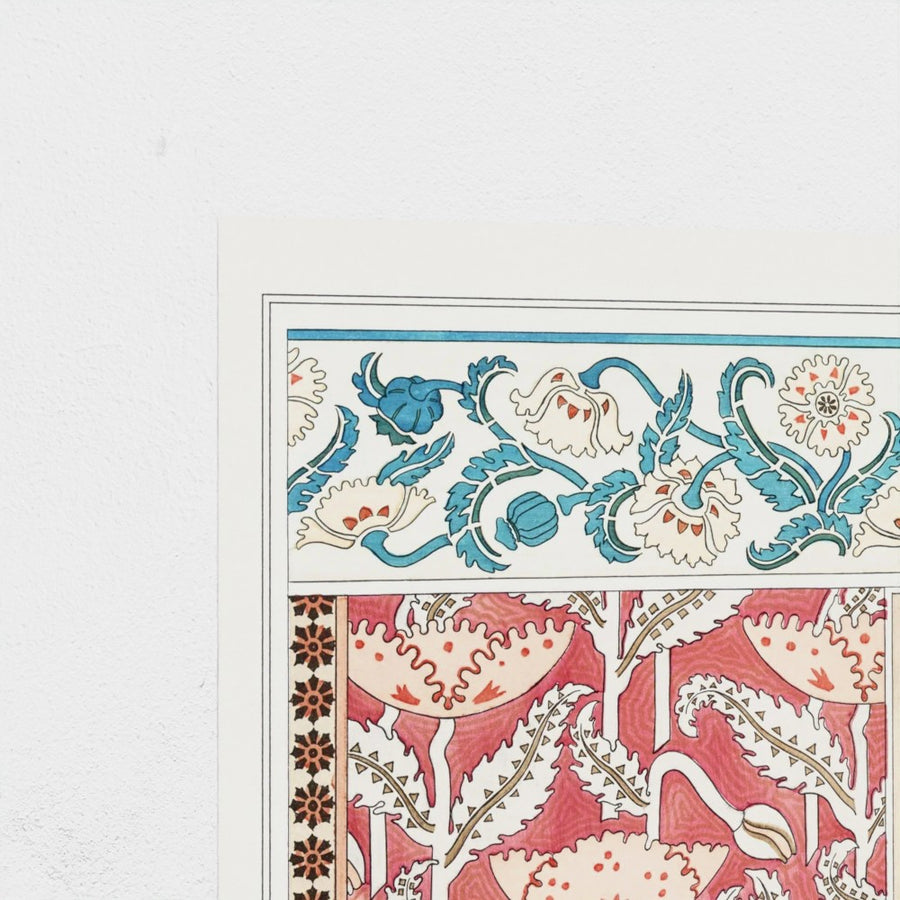 Pavot — unframed, corner detail