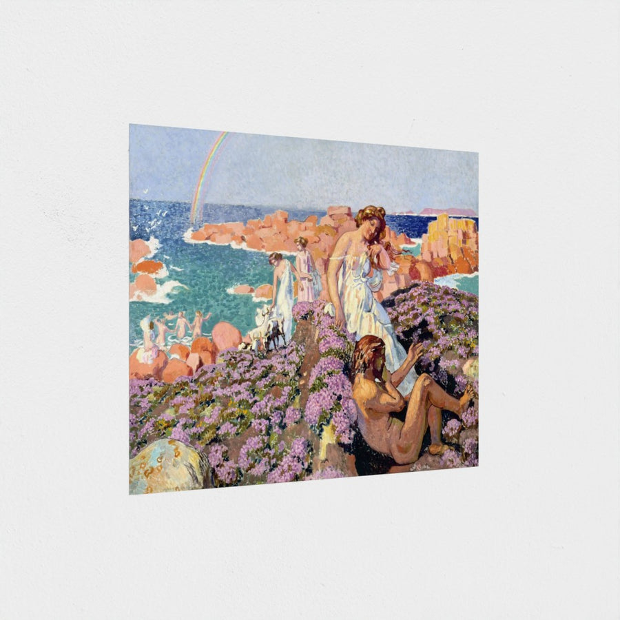 Ulysses with Calypso — unframed, at an angle