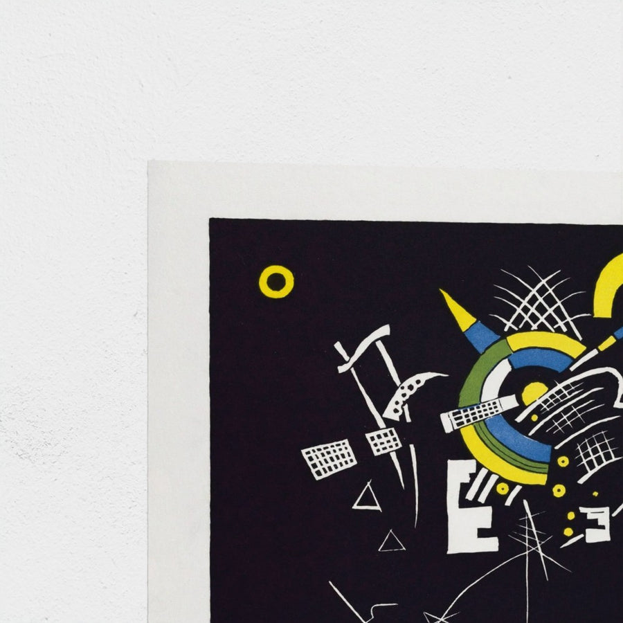 Kleine Welten VII — unframed, corner detail