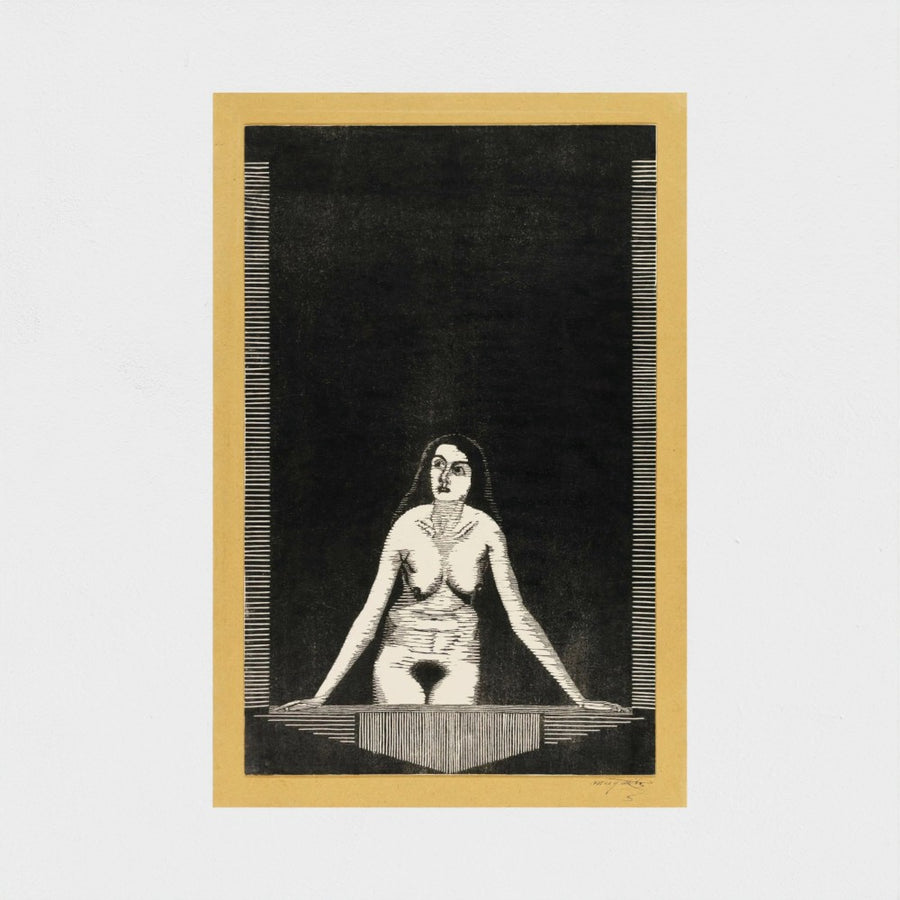 Female Nude by a Window — unframed, front