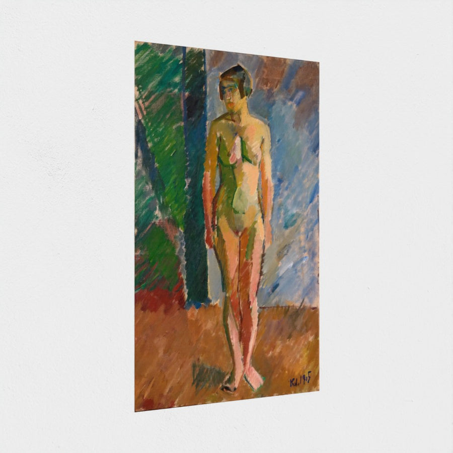 Standing Model — unframed, at an angle