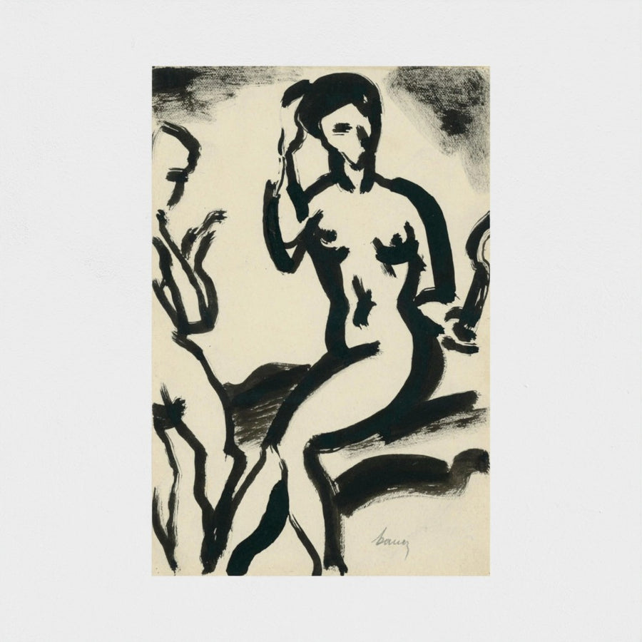 Female Nude — unframed, front