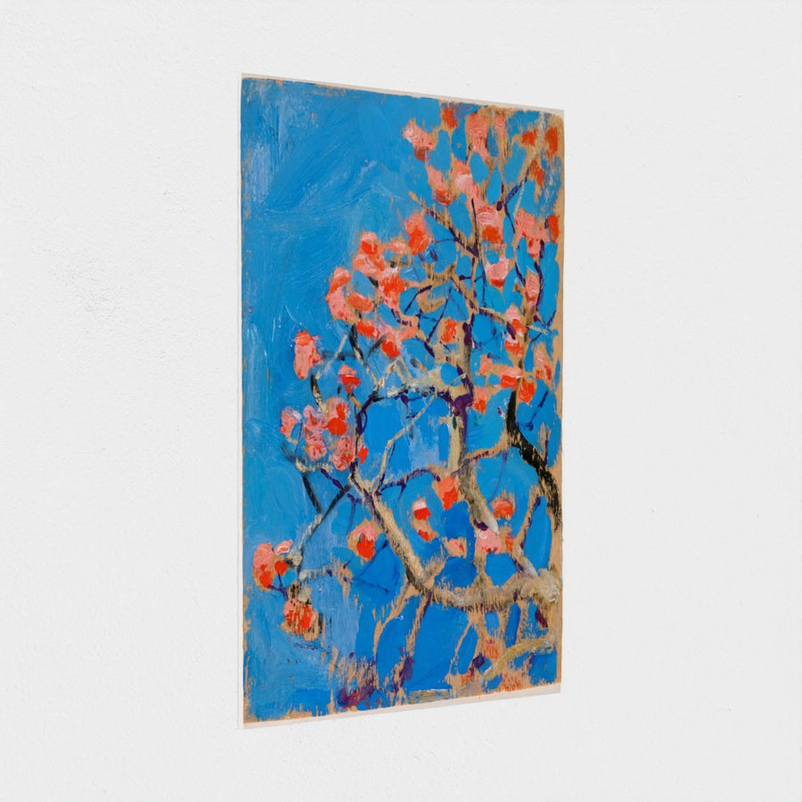 Coral Tree in Blossom — unframed, at an angle