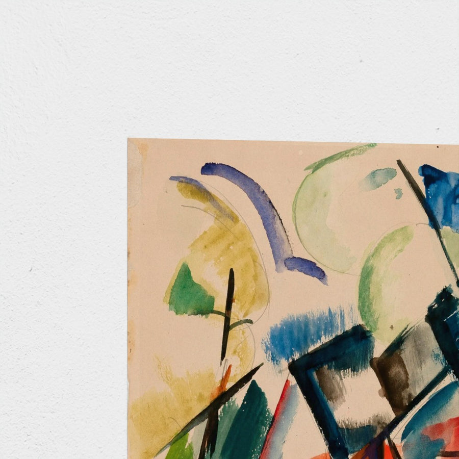 Cottage — unframed, corner detail