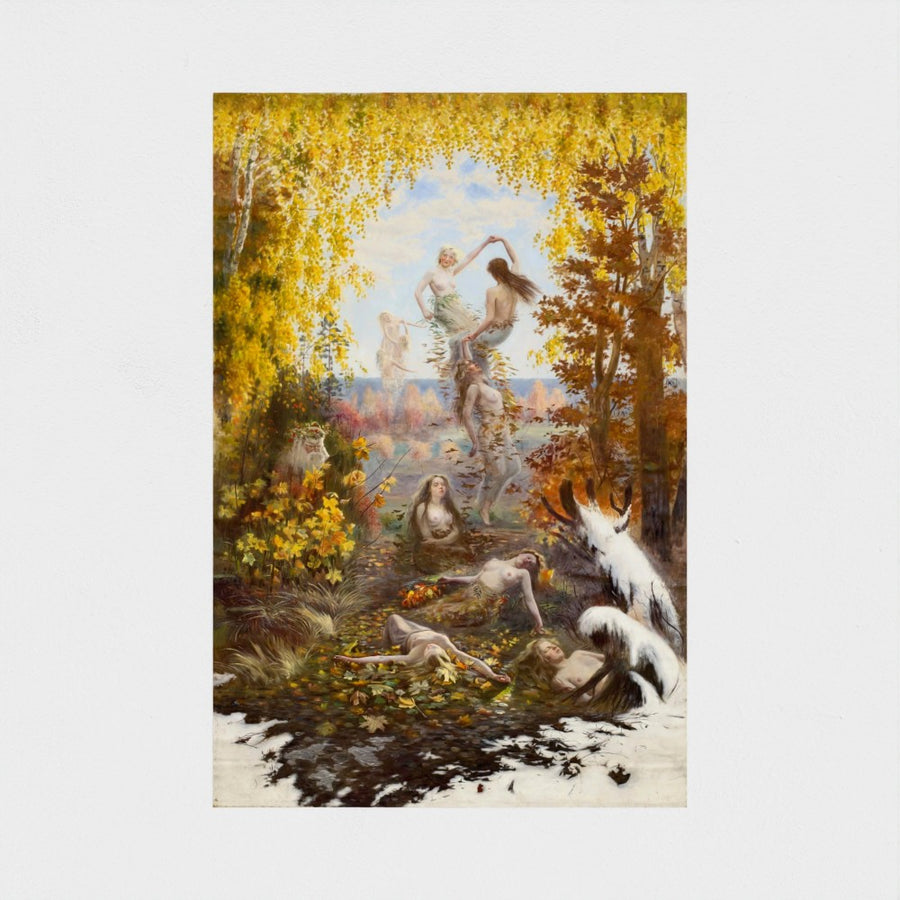 Falling Leaves — unframed, front
