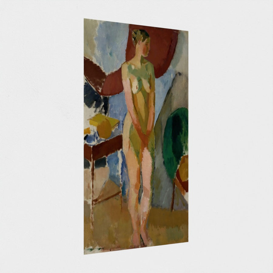 Standing Female Nude — unframed, at an angle
