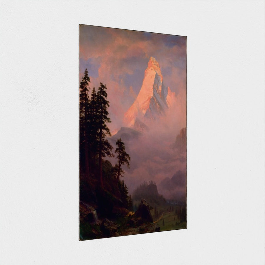 Sunrise on the Matterhorn — unframed, at an angle