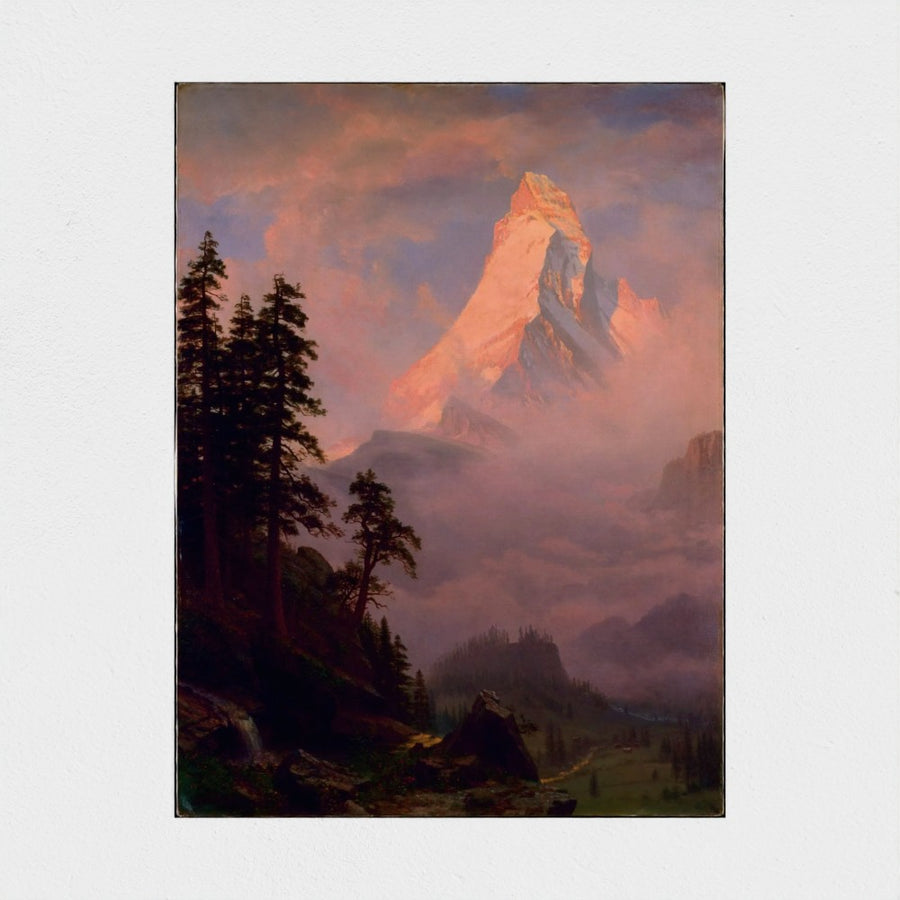 Sunrise on the Matterhorn — unframed, front