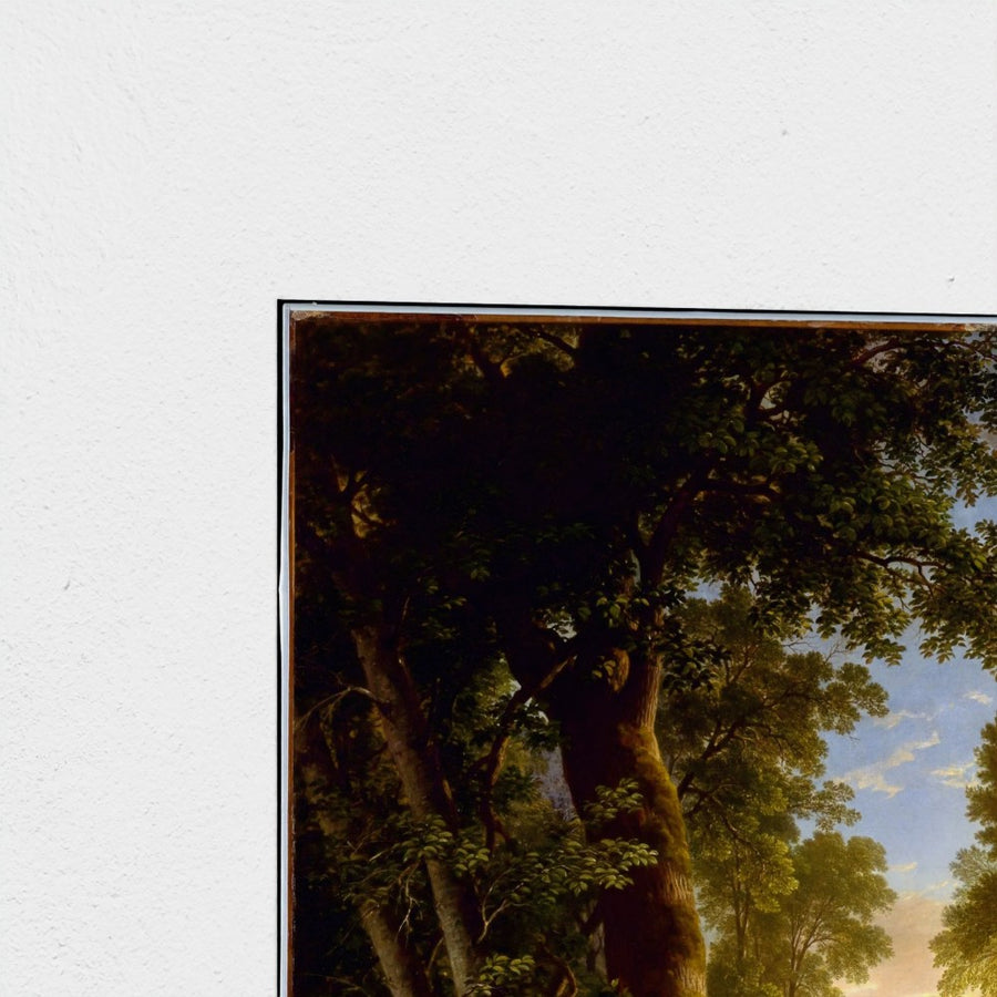 The Beeches — unframed, corner detail