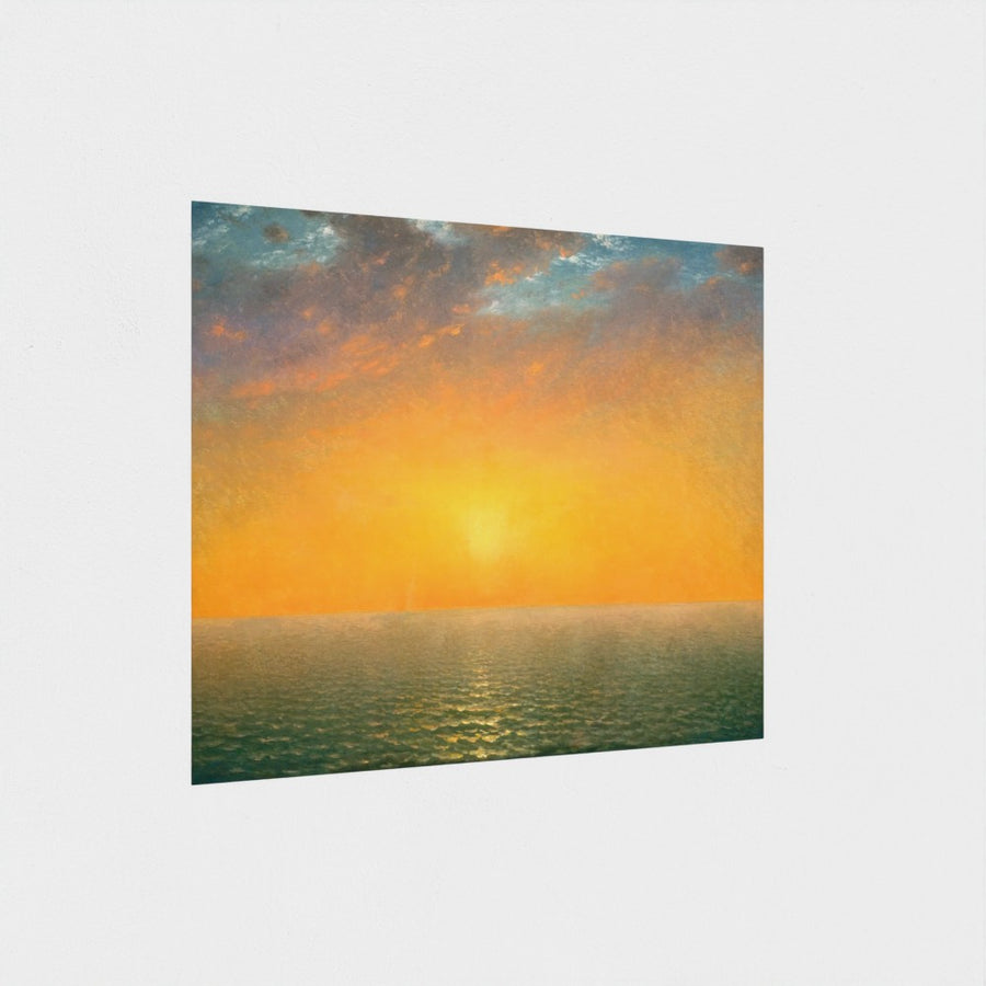 Sunset on the Sea — unframed, at an angle