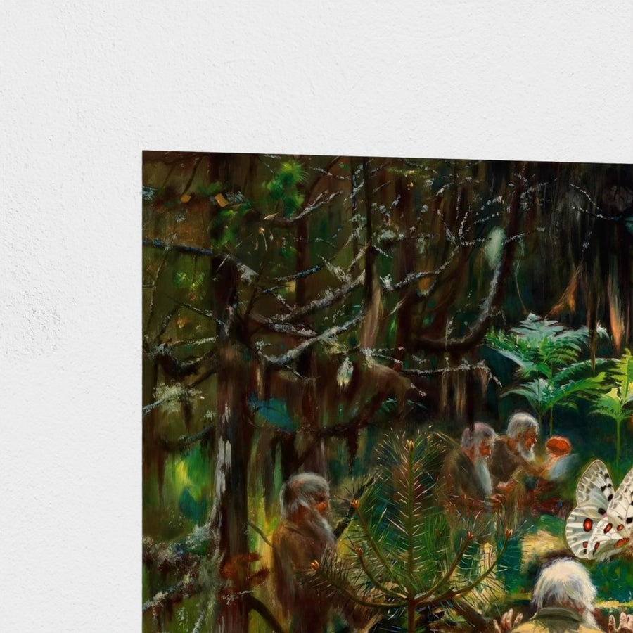 Fairy Tale Princess — unframed, corner detail