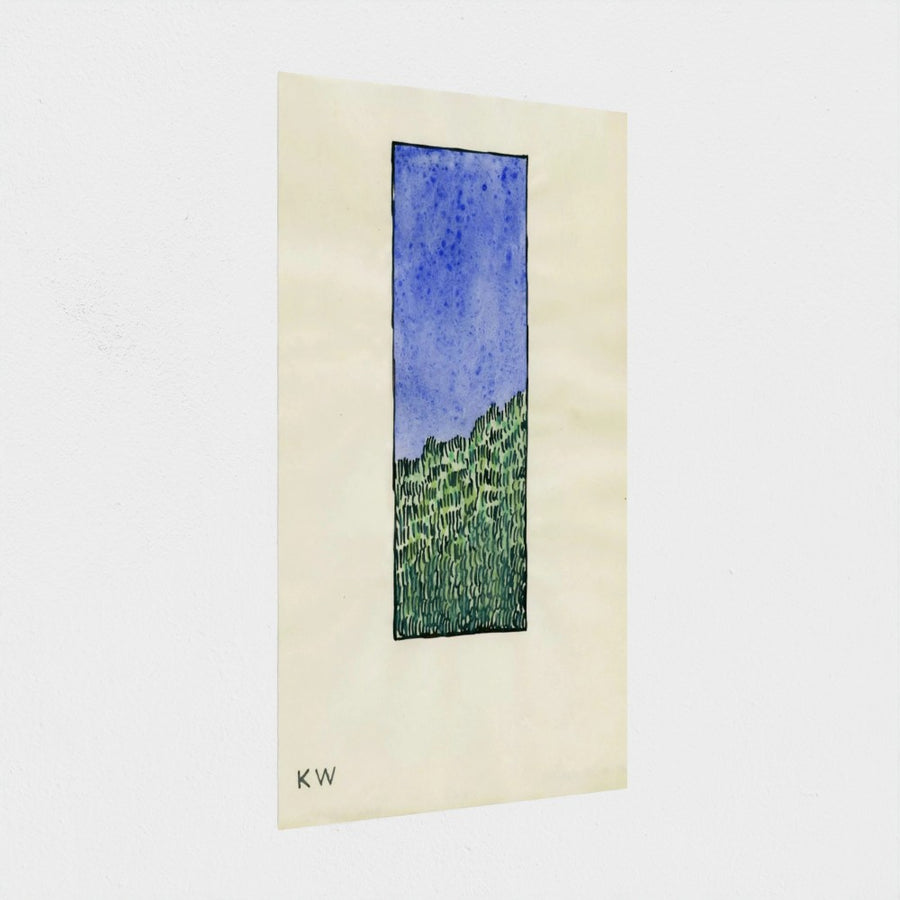 Composition from Pavement and Meadow — unframed, at an angle