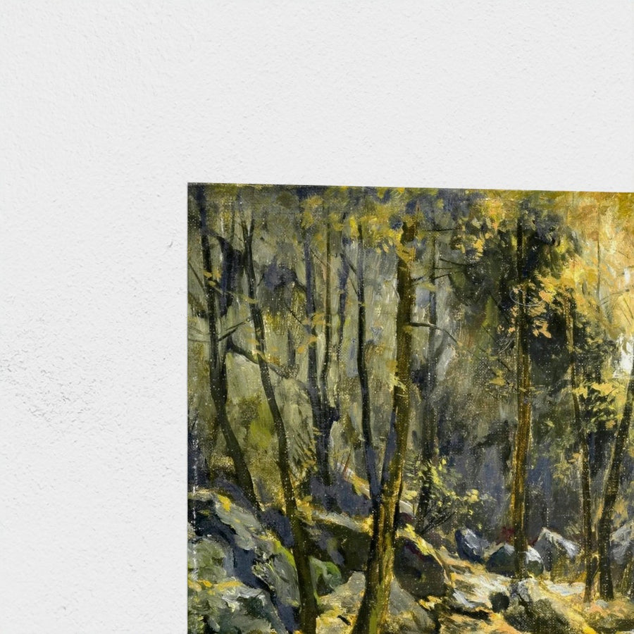 Felsenmeer — unframed, corner detail