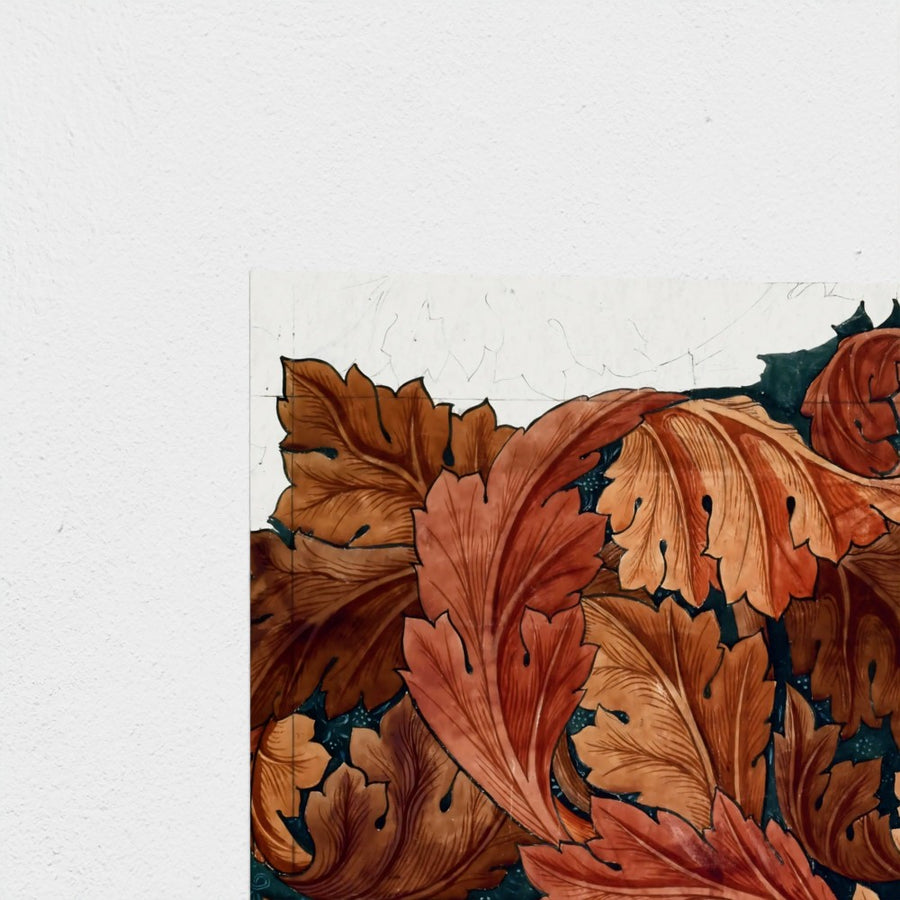 Acanthus — unframed, corner detail