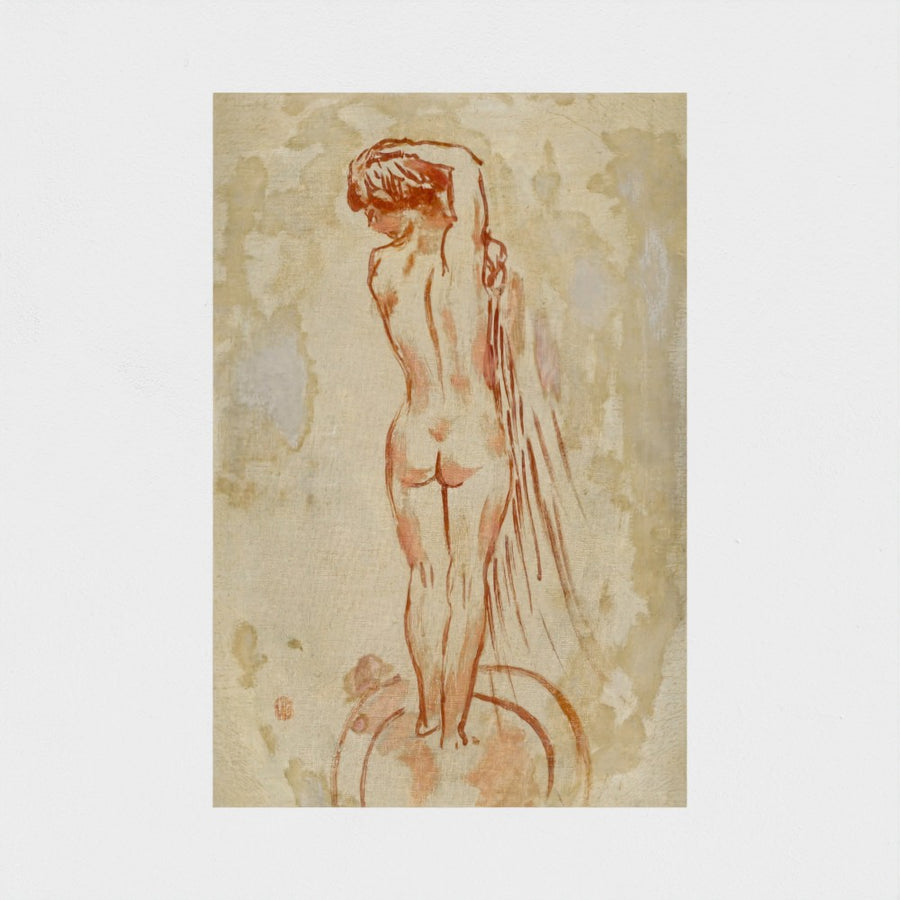Back nude — unframed, front