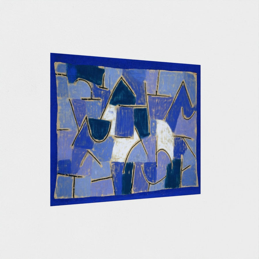 Blue night — unframed, at an angle