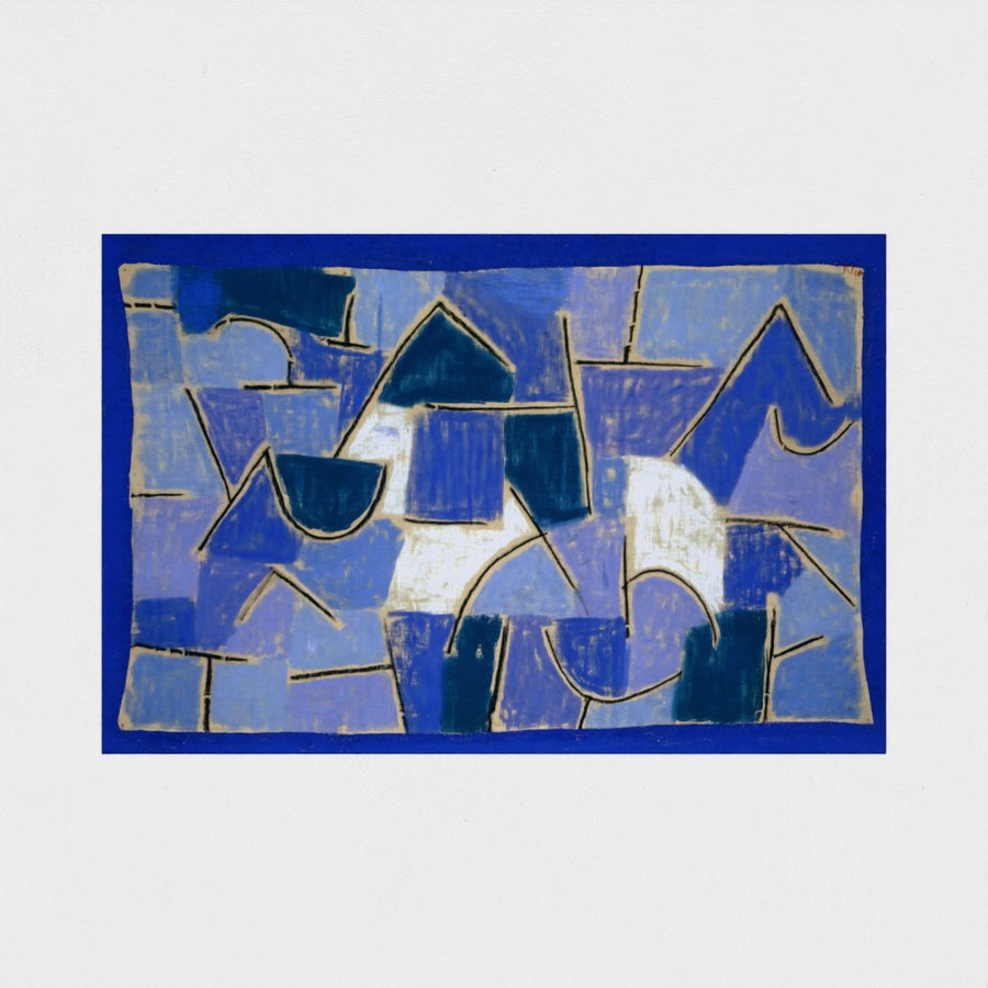 Blue night — unframed, front
