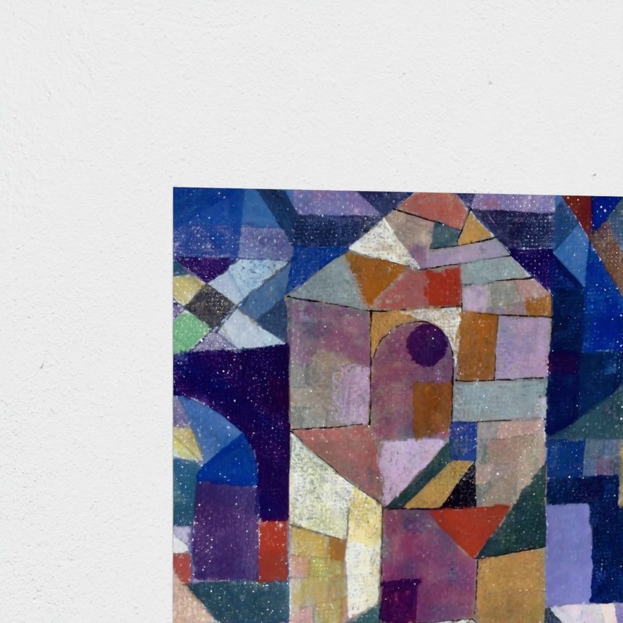 Burggarten — unframed, corner detail