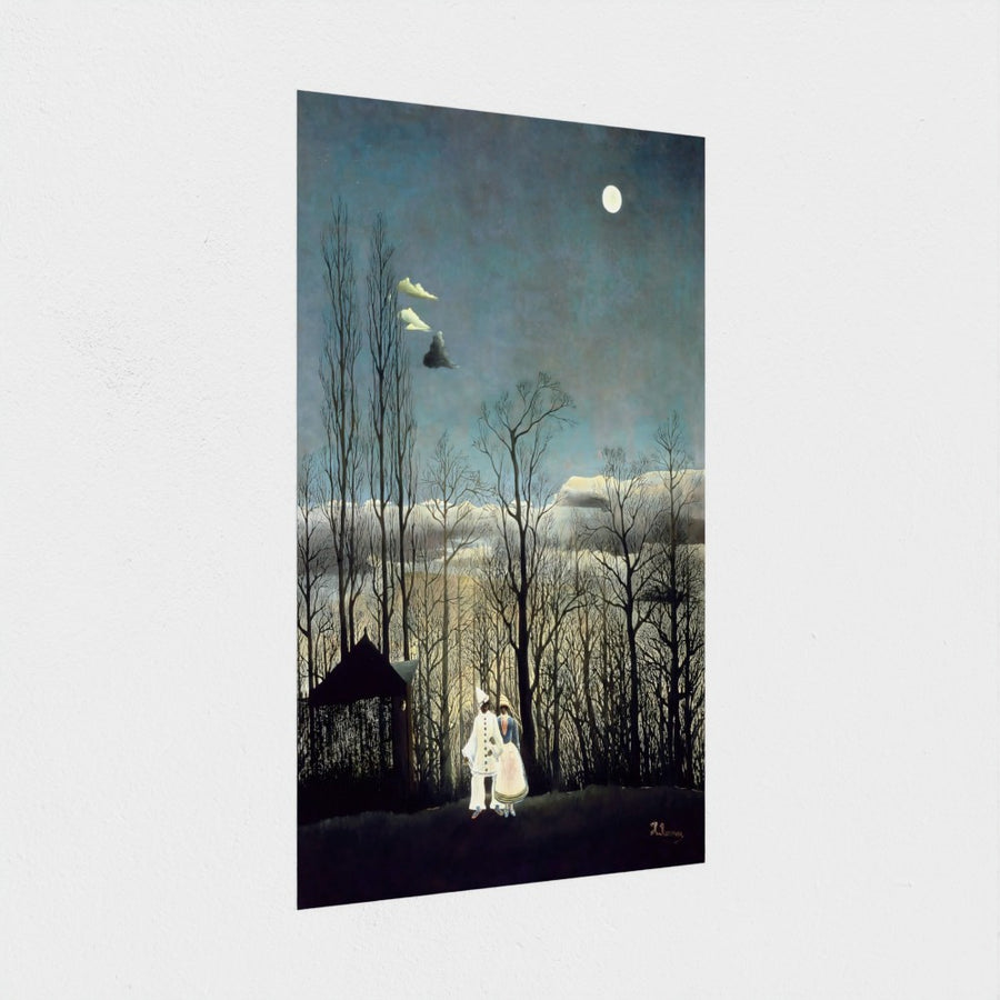 Carnival Evening — unframed, at an angle