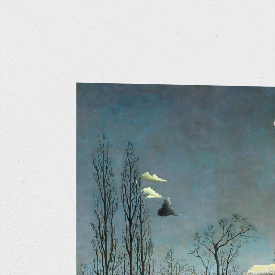 Carnival Evening — unframed, corner detail