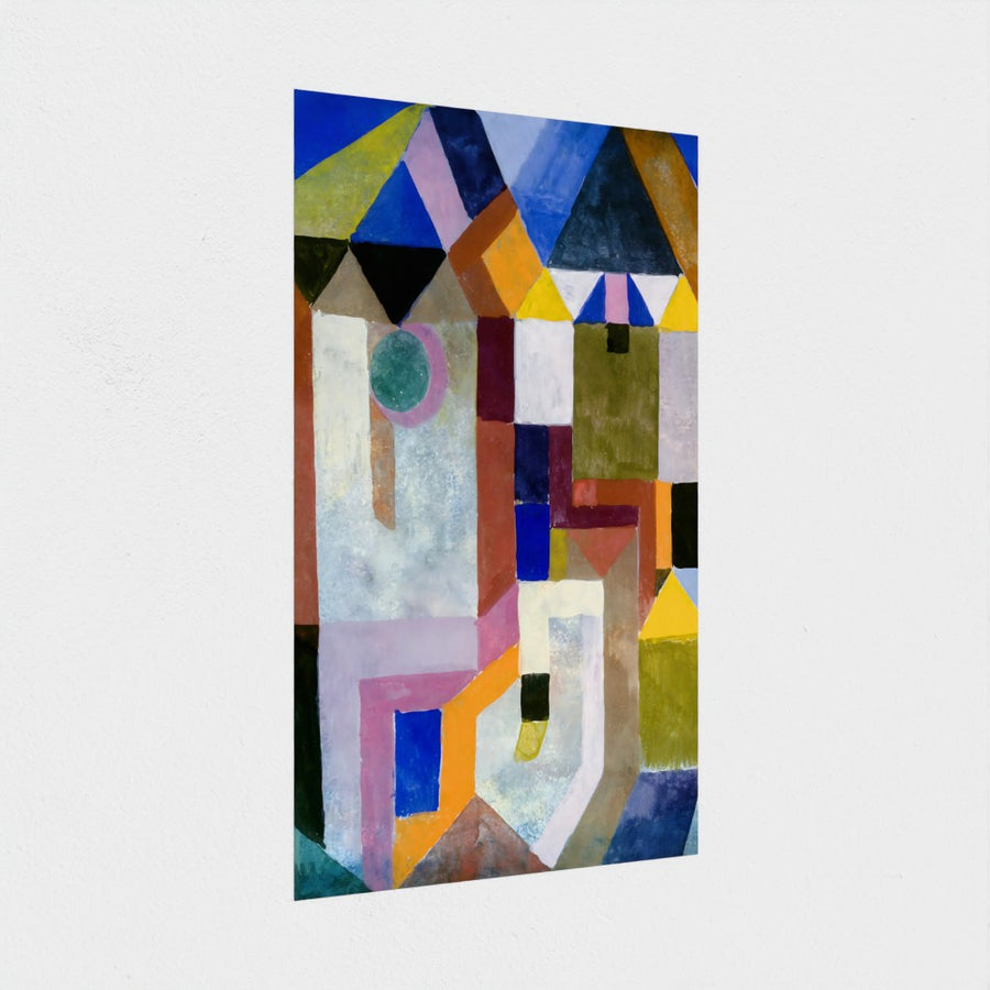Colorful Architecture — unframed, at an angle