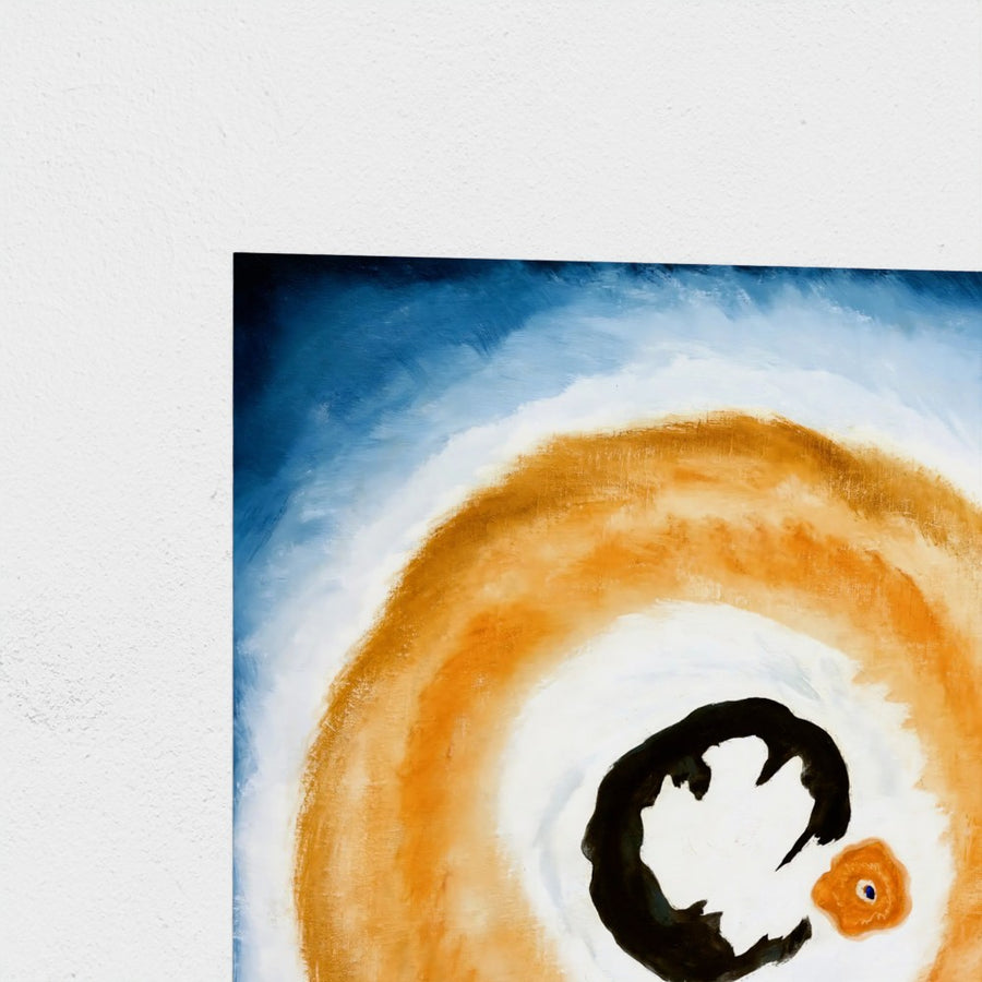 Dawn II — unframed, corner detail