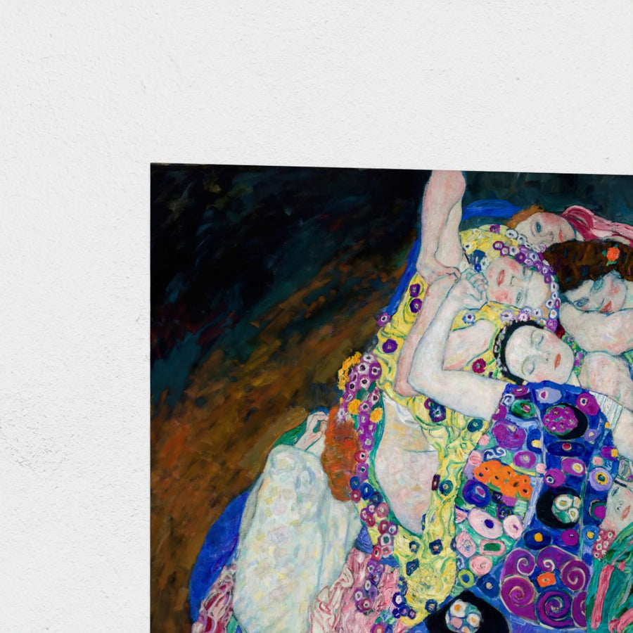 Die Jungfrau, The Virgin — unframed, corner detail