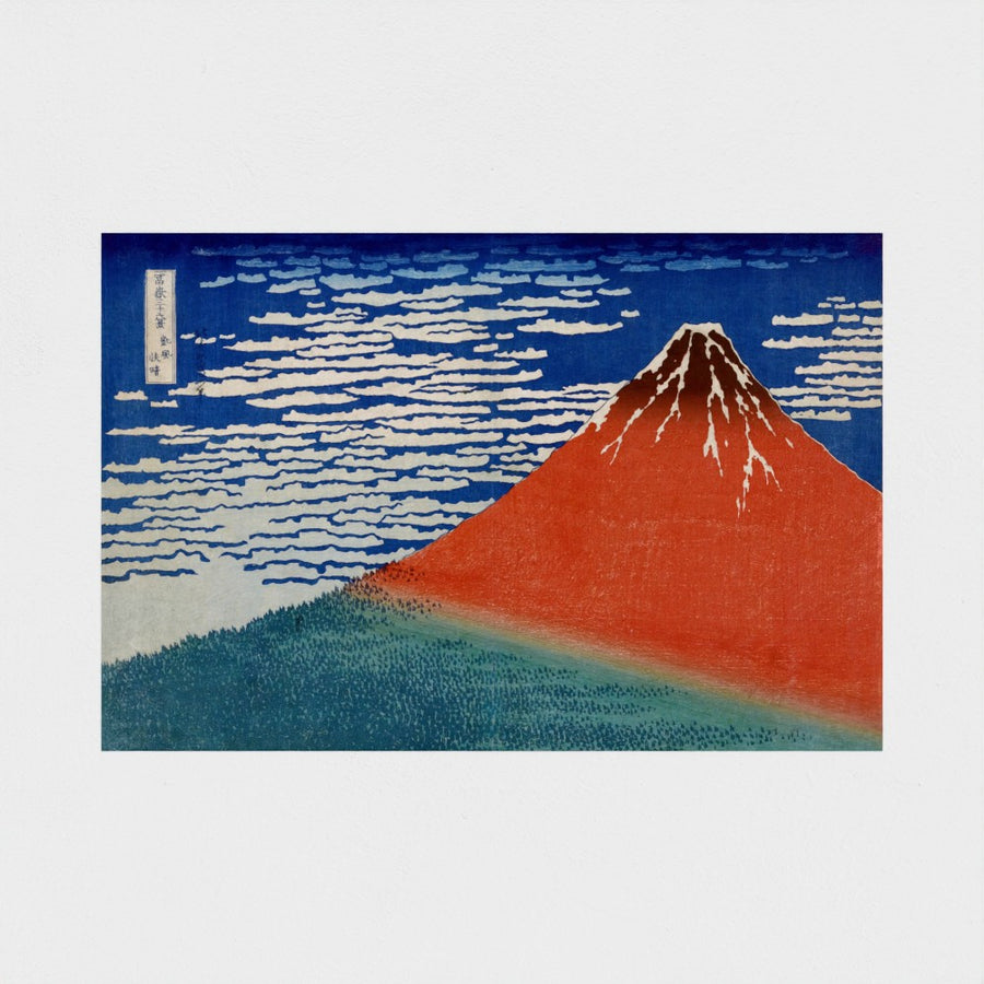 Fine Wind, Clear Morning, Red Fuji — unframed, front