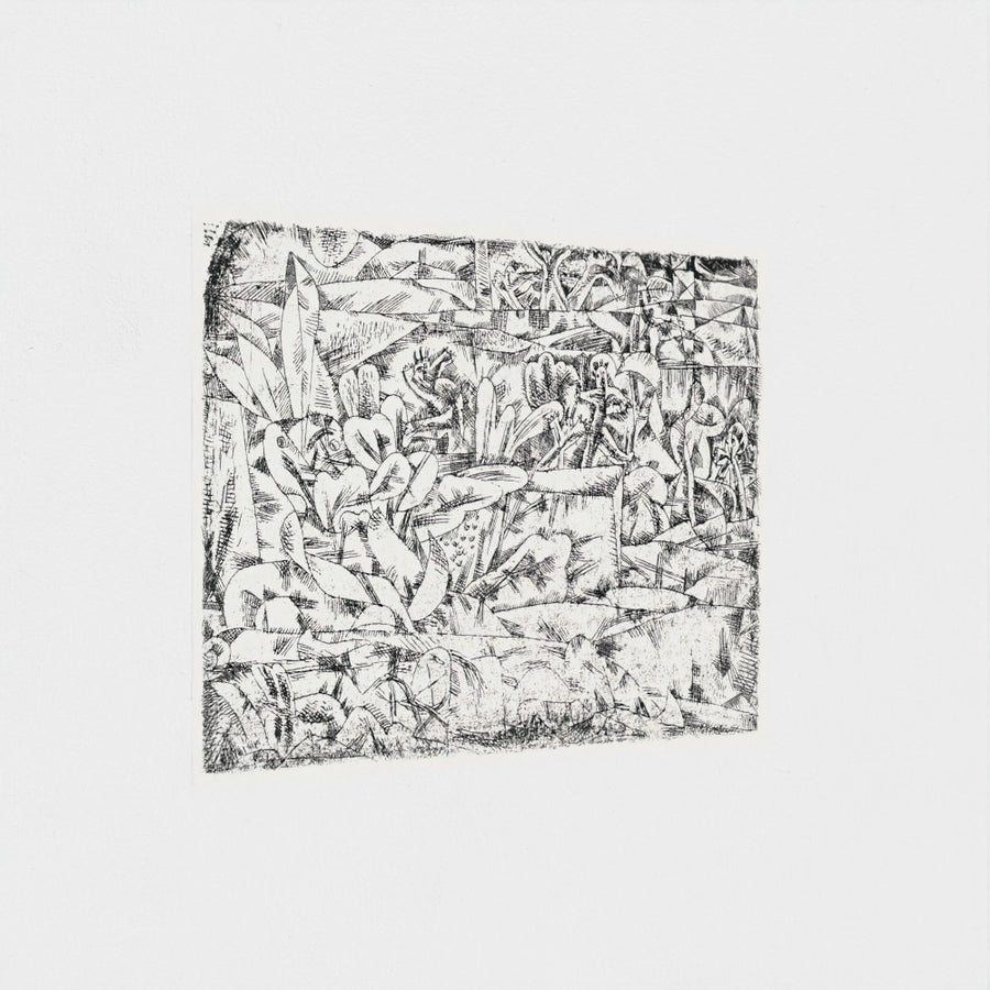 Garden of Passion — unframed, at an angle