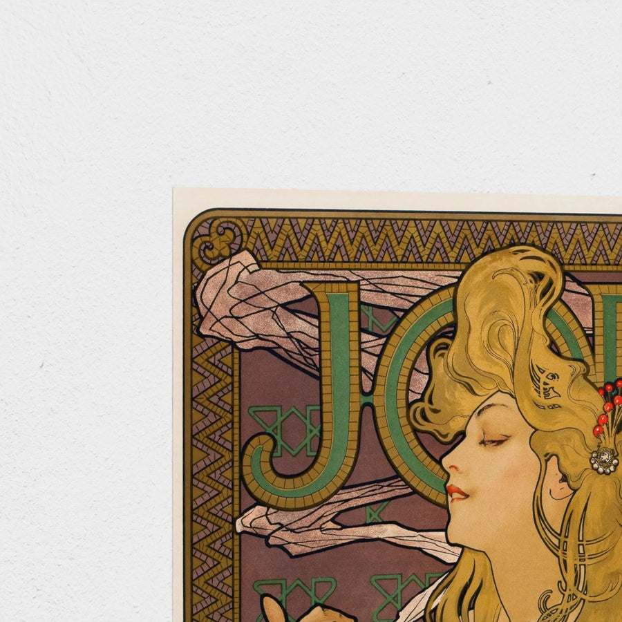 Job — unframed, corner detail