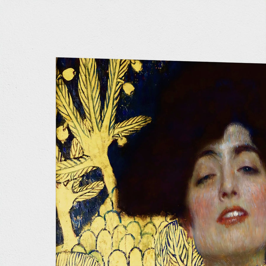 Judith and the Head of Holofernes — unframed, corner detail