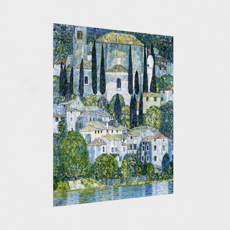 Kirche in Cassone, Church in Cassone — unframed, at an angle