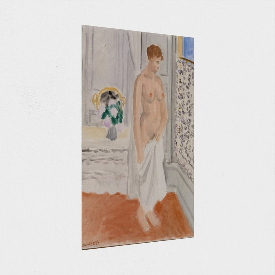 Standing Nude near a Window — unframed, at an angle