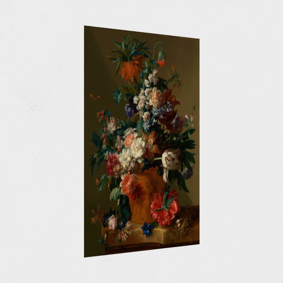 Vase of Flowers — unframed, at an angle