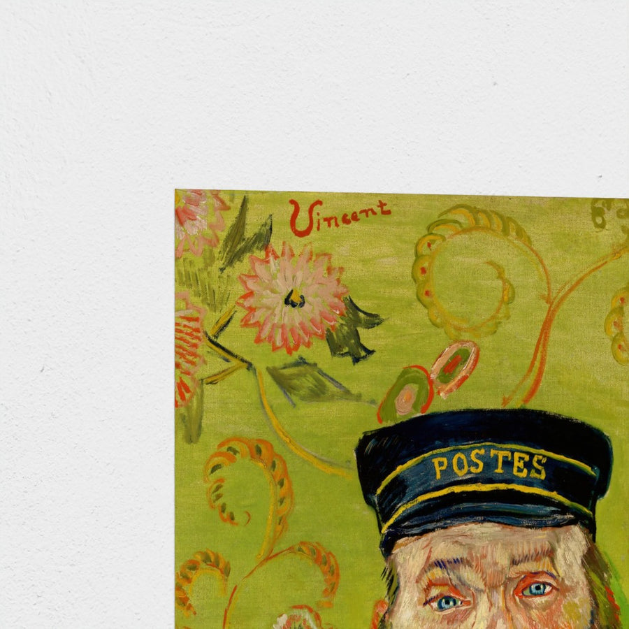 The Postman (Joseph Roulin) — unframed, corner detail