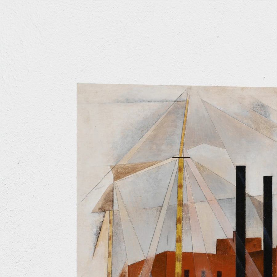 Piano Mover’s Holiday — unframed, corner detail