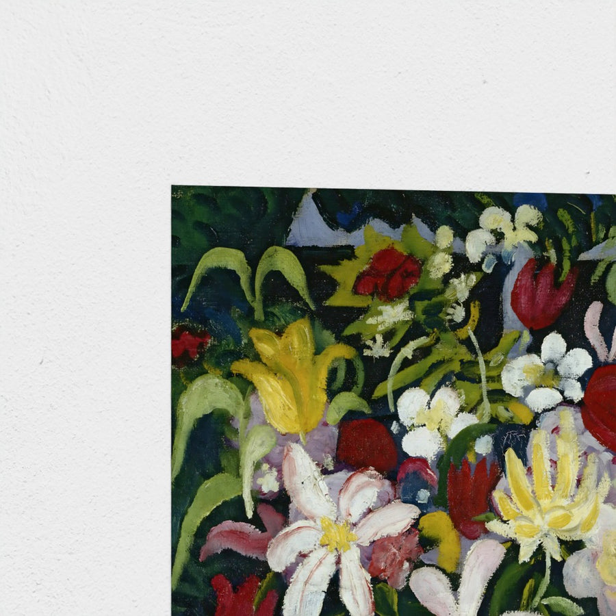 Blumenteppich — unframed, corner detail