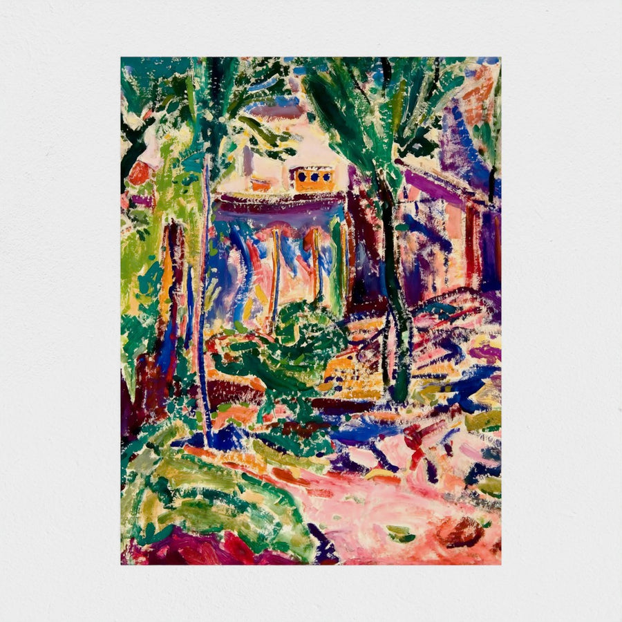 Landscape with House — unframed, front