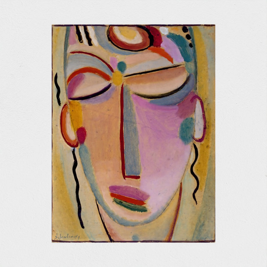 Mystical Head: Meditation — unframed, front