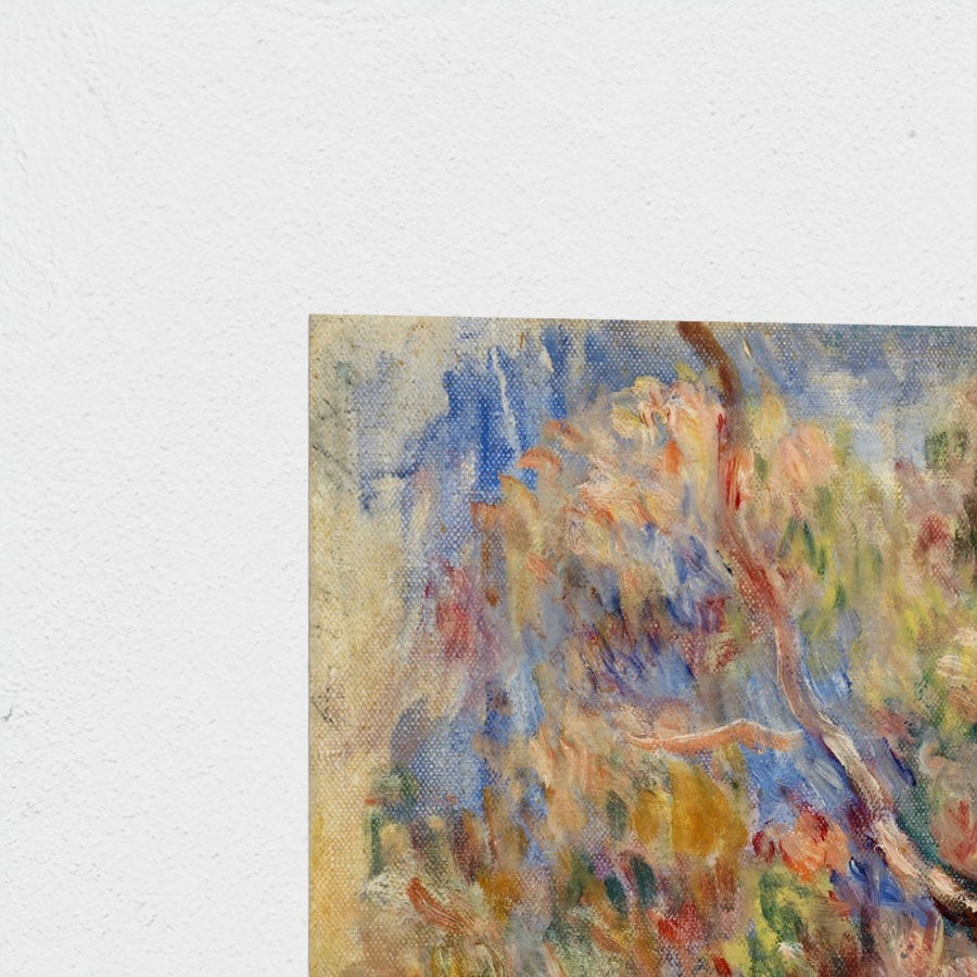 Landscape (Paysage) — unframed, corner detail